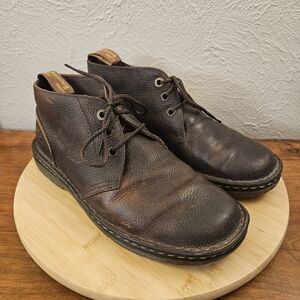 Dr. Martens Sussex Mens Size 9 Dark Brown Leather Boots Air Wair